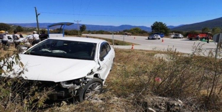 Boyabat’ta trafik kazası: 4 yaralı