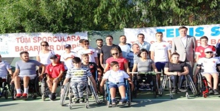 Tekerlekli sandalye tenis Türkiye şampiyonası Bodrum’da başladı