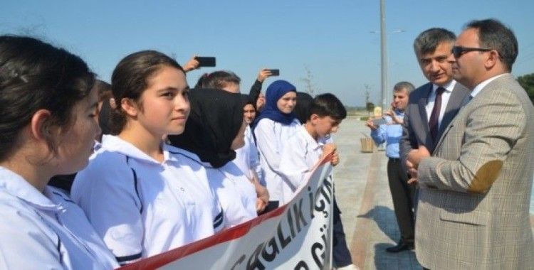 Bafra’da ‘Dünya Yürüyüş Günü’nde 10 bin adım attılar