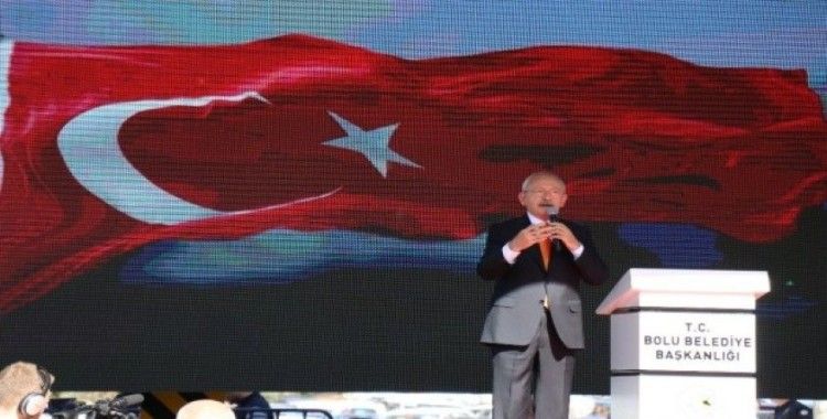 Kılıçdaroğlu, Bolu’da temel atma törenine katıldı