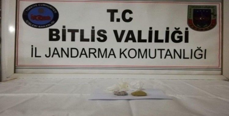 Bitlis’te 78 gram eroin ele geçirildi