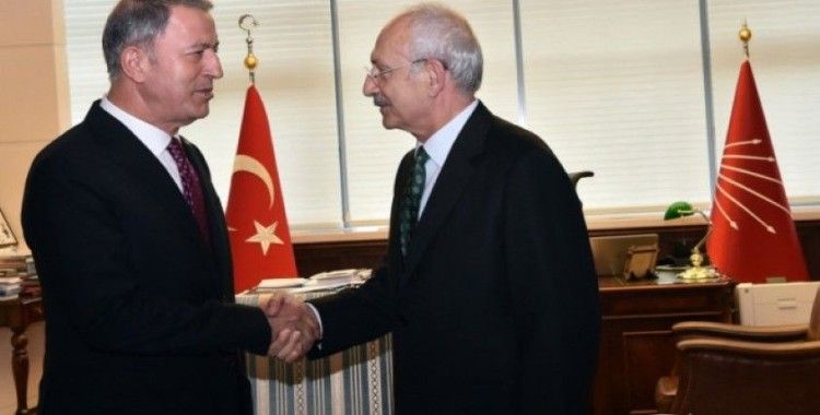 Bakan Akar Kılıçdaroğlu'nu ziyaret etti