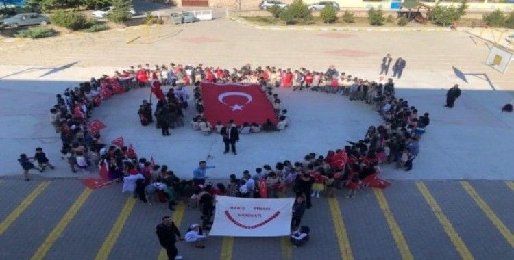 Yozgat’ta öğrencilerden Barış Pınarı Harekâtı’na destek
