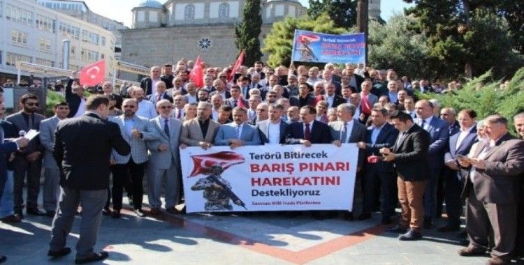 Samsun Milli İrade Platformu’ndan Barış Pınarına destek açıklaması