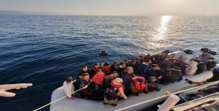 Kuşadası Körfezi’nde 4 ayrı operasyonda 91’i çocuk 190 göçmen yakalandı