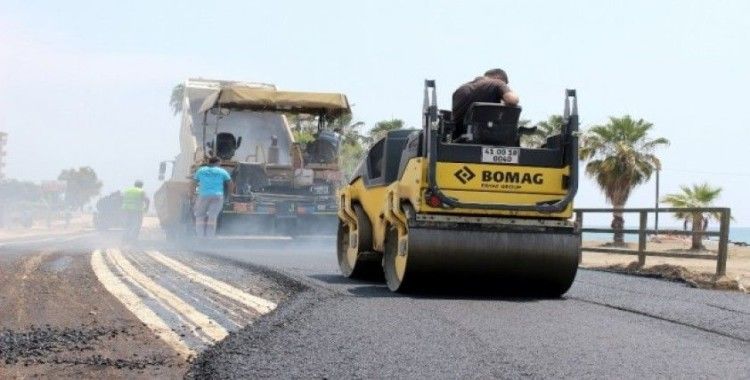 Mersin Büyükşehir, 6 ayda 54 bin ton asfalt döktü