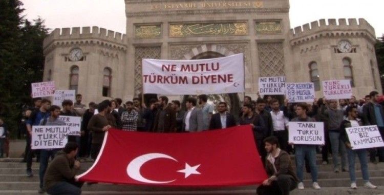 İstanbul Üniversitesi öğrencilerinden Barış Pınarı Harekatı’na destek