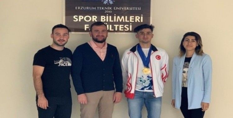 Erzurum Teknik Üniversitesinde madalya sevinci