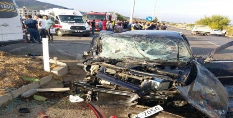 Kahramanmaraş’ta trafik kazası: 1 ölü, 15 yaralı
