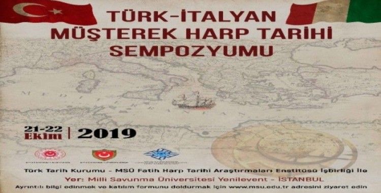 Türk-İtalyan müşterek harp tarihi sempozyumu düzenlenecek
