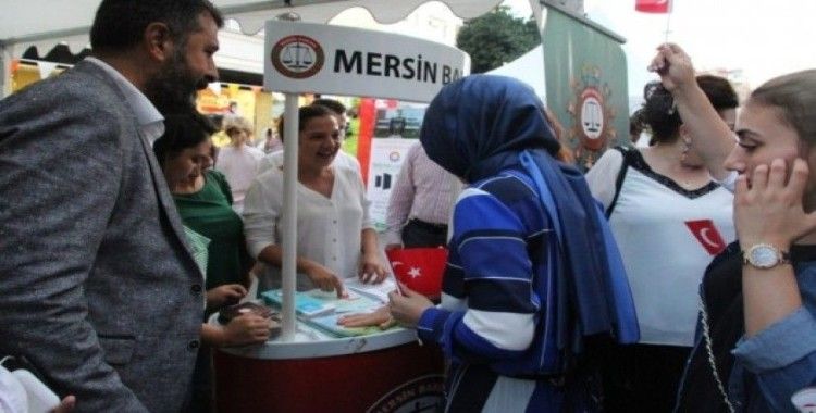 Mersin Barosu Çamlıbel Sokak Festivali’nde stant açtı