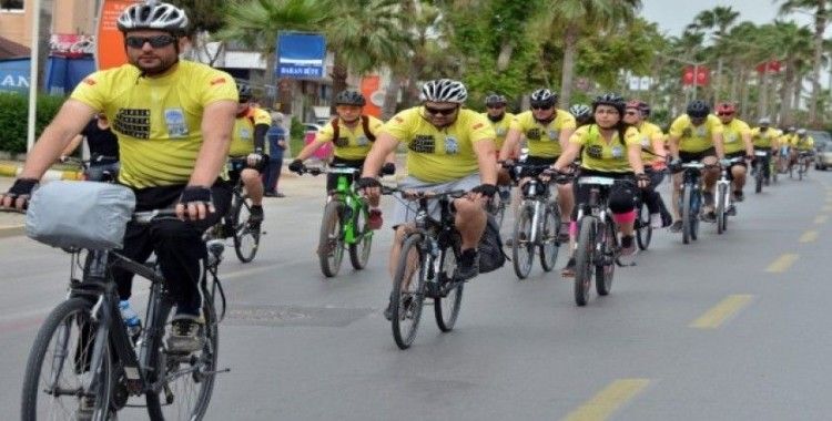 Bisikletliler Mersin’de 135 kilometre pedal çevirecek