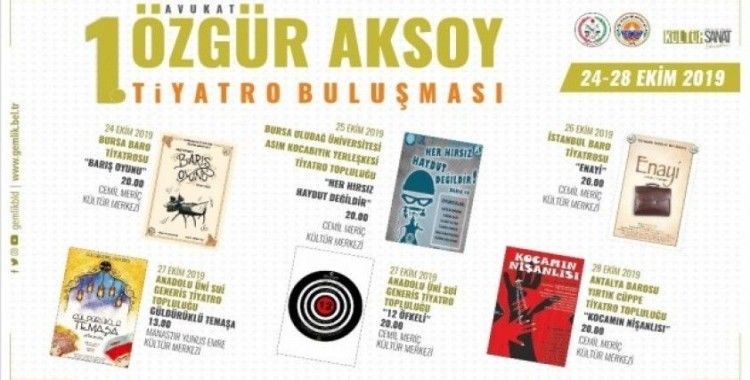 Özgür Aksoy Tiyatro Buluşması başlıyor