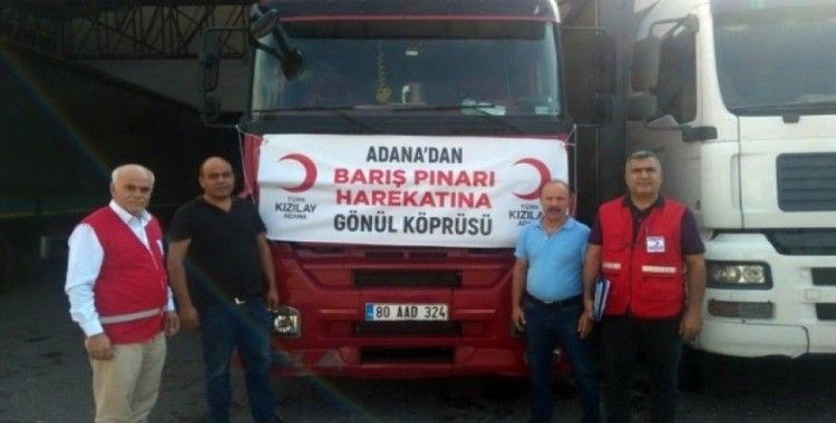 Adana’dan "Barış Pınarı Harekatı"na gönül köprüsü