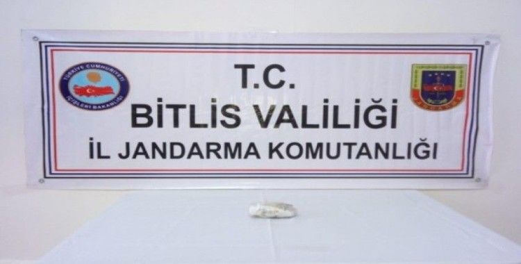Bitlis’te jandarma ve polisten uyuşturucu operasyonu