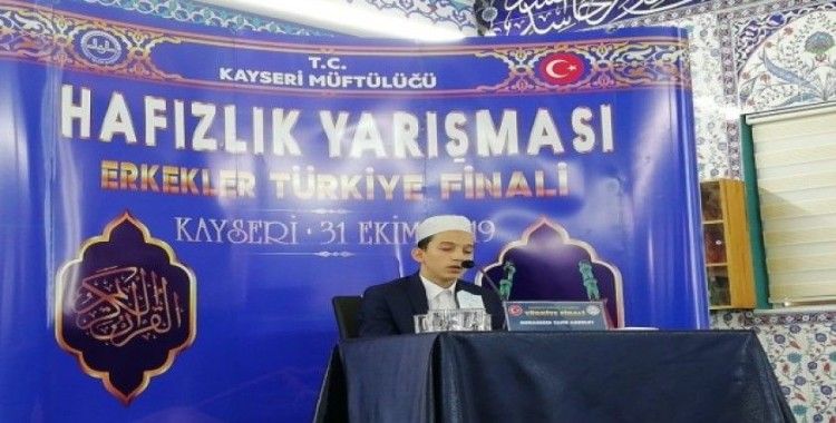 ‘Türkiye Erkekler Hafızlık Yarışması’ finali Kayseri’de Başladı
