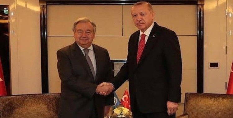 Cumhurbaşkanı Erdoğan, BM Genel Sekreteri Guterres’i kabul etti