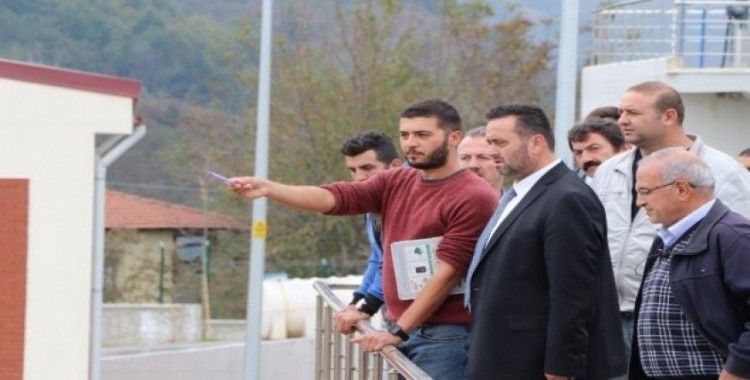 Başkan Yanmaz Akçakoca arıtma tesisini inceledi