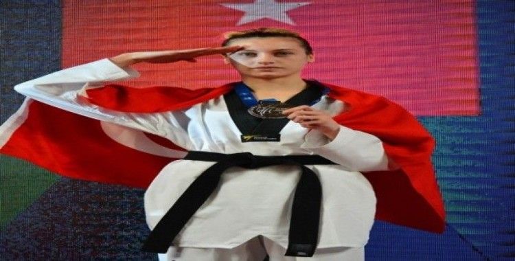 Beyşehirli milli tekvandocu Zeliha Ağrıs, Avrupa ikincisi oldu