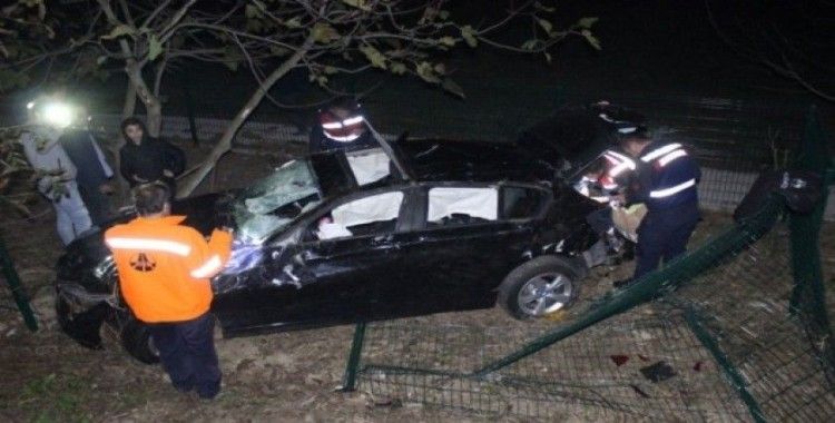 Kocaeli’de kaza yapan otomobil 60 metrelik uçuruma yuvarlandı: 1 yaralı