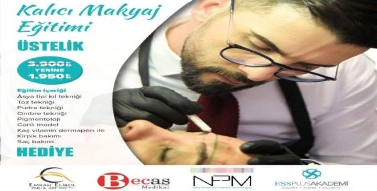 Kalıcı makyaj duayeni Elibol, Bursa’da güzellik uzmanlarıyla buluşacak