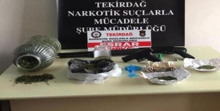 Tekirdağ’da 1 buçuk kilo uyuşturucu ele geçirildi: 4 gözaltı