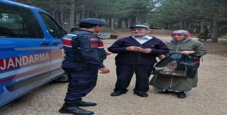 Mantar toplarken kaybolan zihinsel engelli kızı Jandarma ekipleri buldu