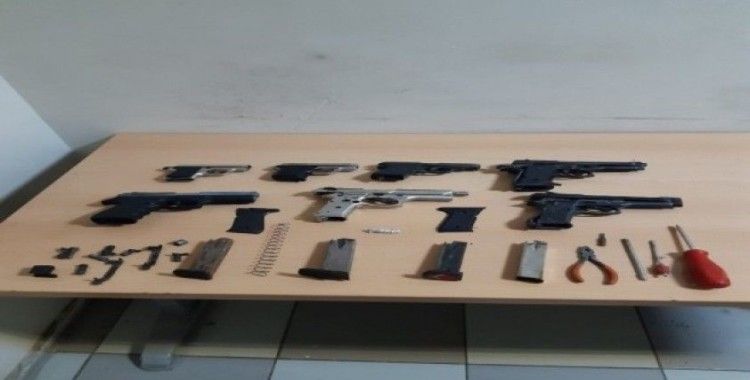Gaziantep’te silah kaçakçılarına operasyon: 3 gözaltı