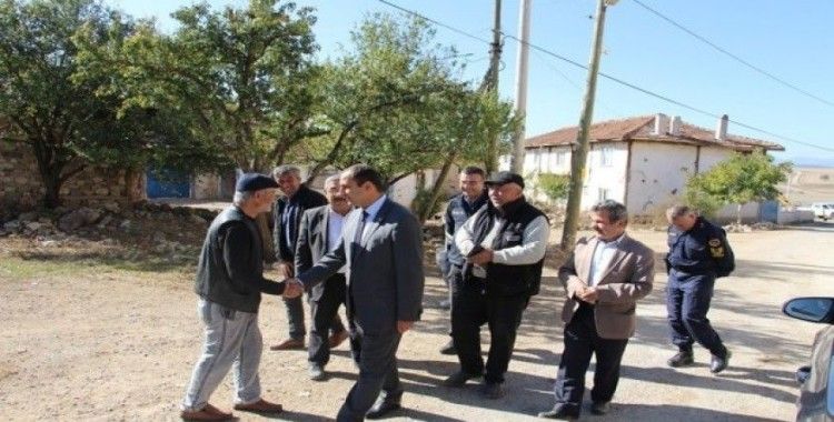 Kaymakam Abbasoğlu köy ziyaretlerine aralıksız devam ediyor