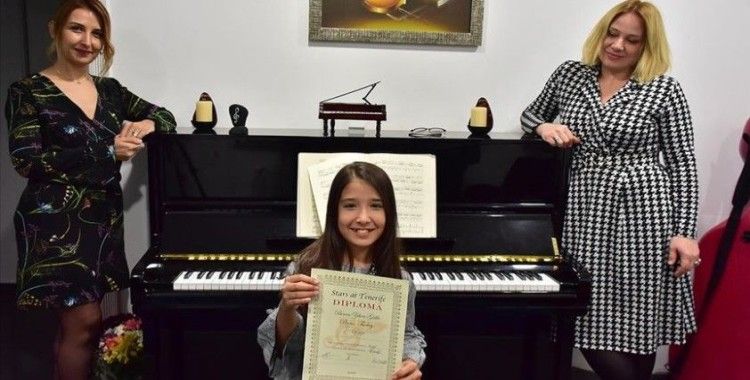 Gaziantepli Beren'den piyanoda uluslararası başarı