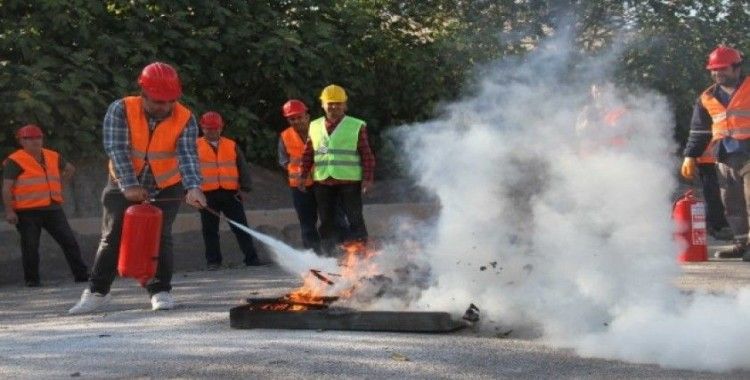 Kartal Belediyesi, yangın önleme eğitimlerine devam ediyor