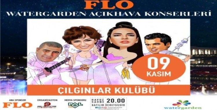 FLO Watergarden İstanbul Açıkhava Konserleri devam ediyor