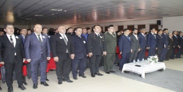 Erciş’te Atatürk’ü anma töreni