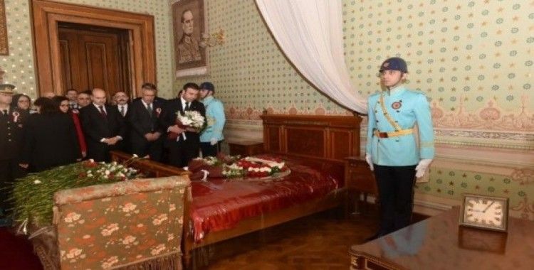 Başkan Akpolat, Dolmabahçe Sarayı’nda Atatürk’ü anma törenine katıldı