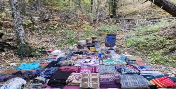 Amanoslar'da PKK sığınağı bulundu