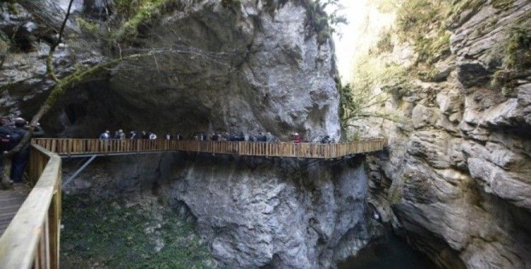 Horma Kanyonu’na 3 kilometrelik yürüyüş parkuru yapıldı
