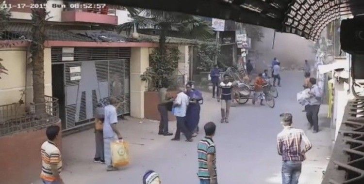Bangladeş'teki patlama anının görüntüleri ortaya çıktı