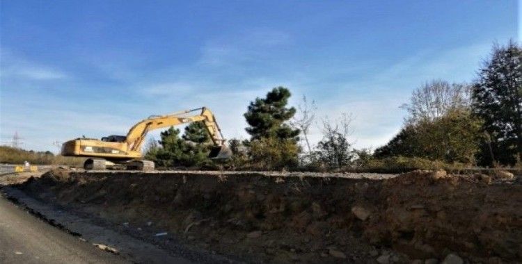 Ereğli-Zonguldak karayolunda çalışmalar sürüyor