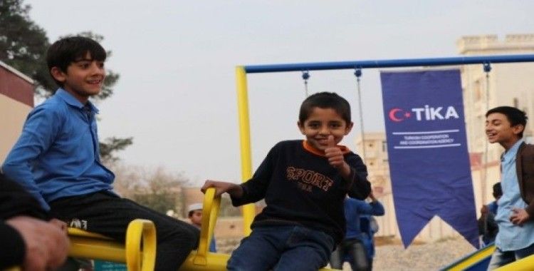 TİKA'dan Afganistanlı çocuklara oyun parkı