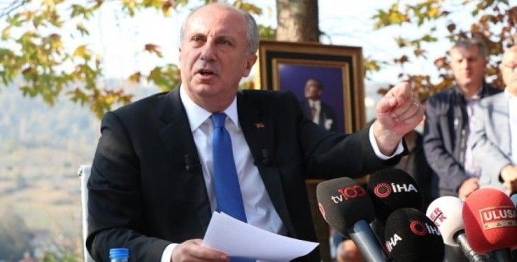 CHP'li İnce'den Cumhurbaşkanı Erdoğan'la görüştüğü iddialarına yanıt