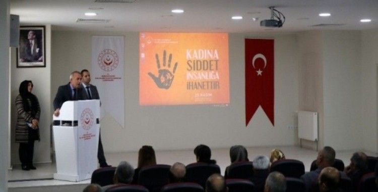 Erzincan’da "Kadına Yönelik Şiddetle Mücadele Günü" münasebetiyle farkındalık programı düzenlendi