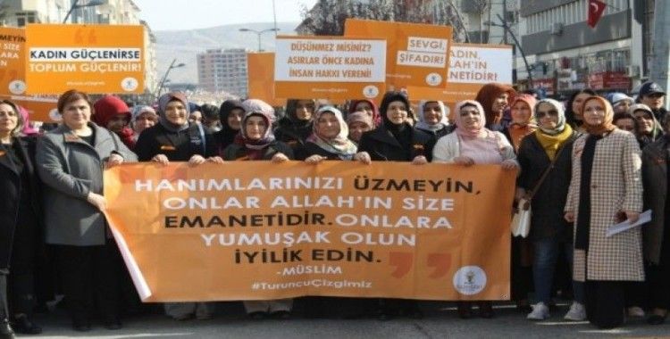 AK Parti kadın kolları kadına şiddete hayır dedi