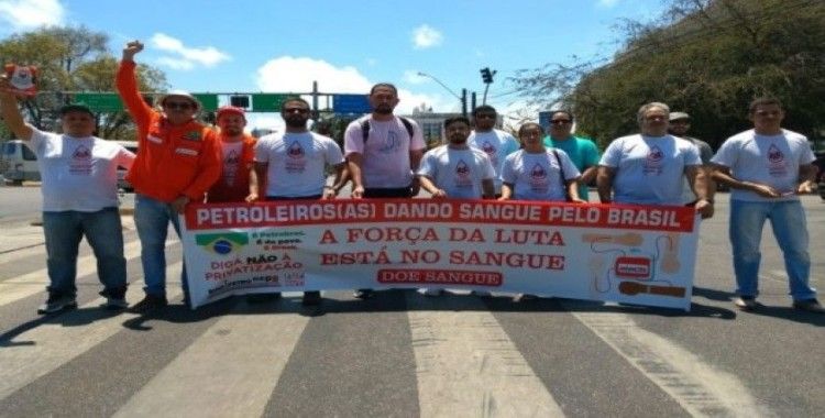 Brezilya'da işçilerden ilginç grev