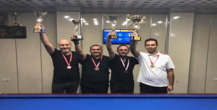 10 Kasım Atatürk Kupası Handikaplı Bilardo Turnuvası Tamamlandı