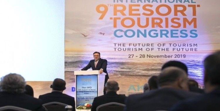 Seyahat dünyası 9. Uluslararası Resort Turizm Kongresi’nde bir araya geldi