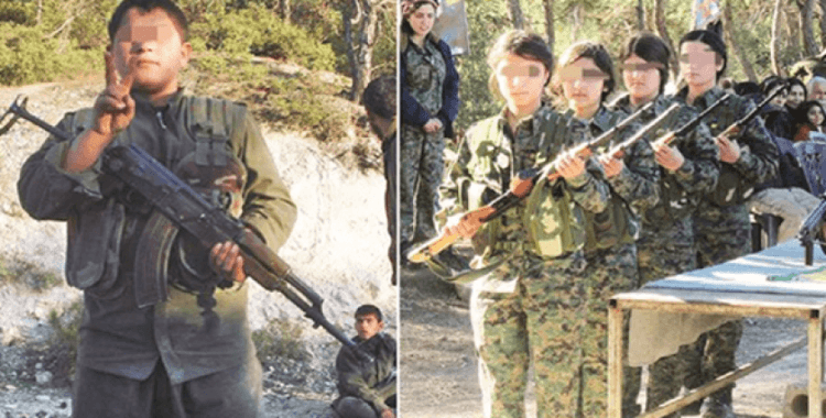 Terör örgütü PKK/YPG/KCK çocukları ön saflara yolladı