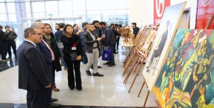 Muhacir Resim ve El Sanatları sergisi açıldı