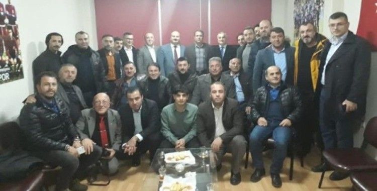 Trabzon heyeti, Van Trabzonsporlular Derneği’ni ziyaret etti