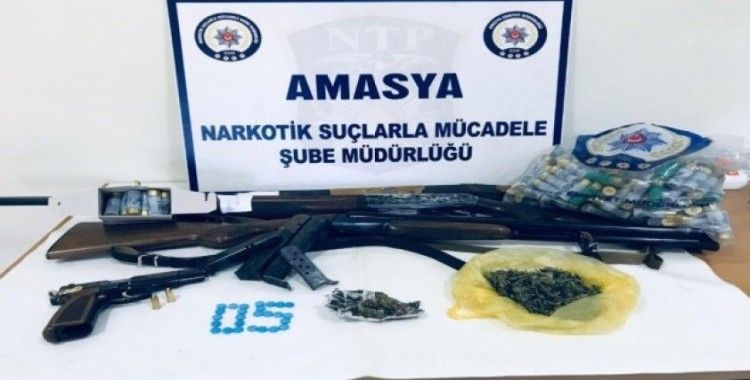 Amasya’da uyuşturucu operasyonu: 9 gözaltı