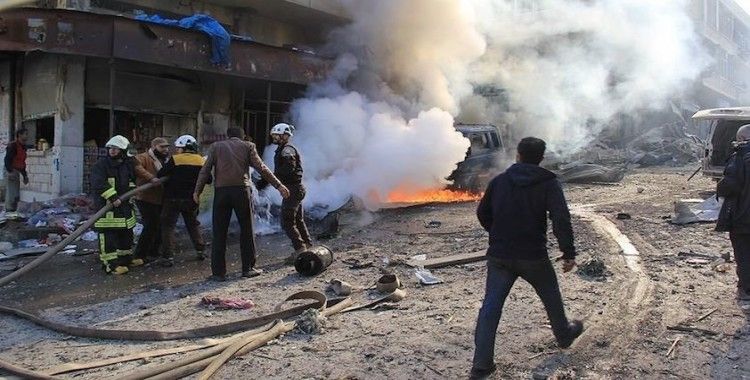 İdlib'de pazar yerine saldırı: 1 ölü